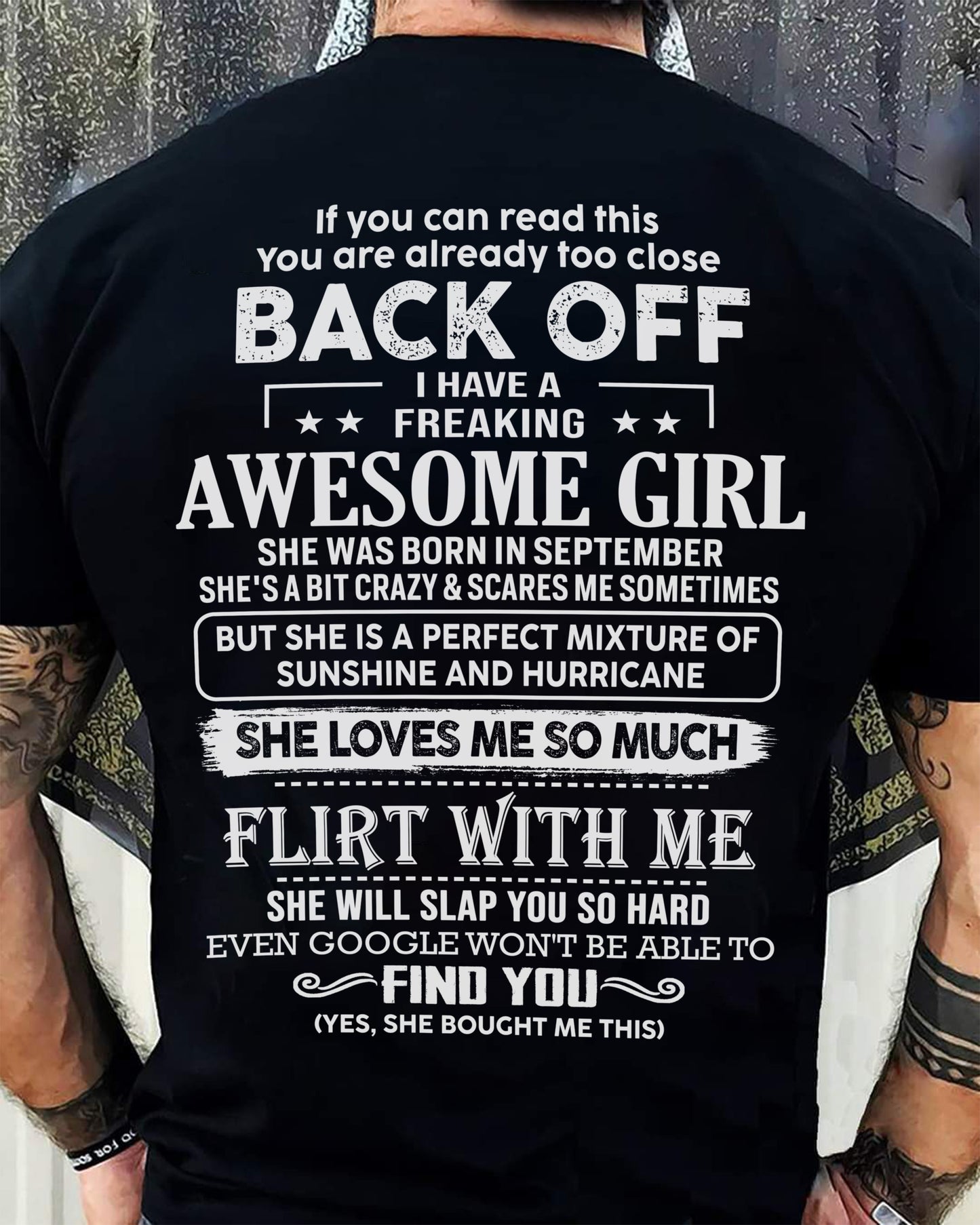 September ??? Awesome Girlfriend Born In September ??? Special gift for your Boyfriend ??? From Wife Virgo09 (SKU06-17-09)