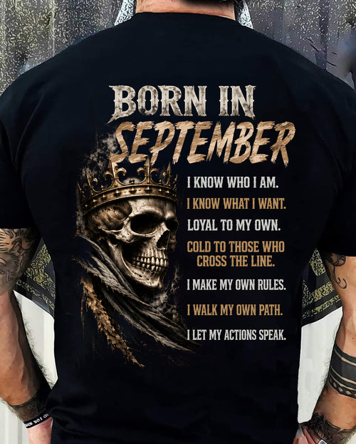 SEPTEMBER SHIRT I Know What I Want - For Men - Virgo09 (SKU2609-106-09)