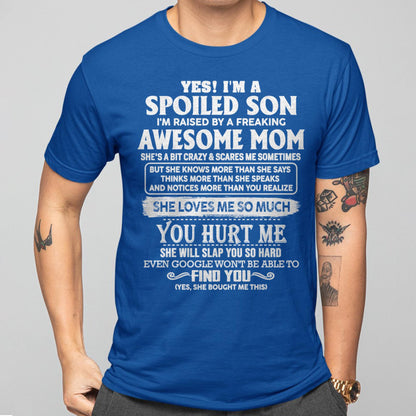 Awesome Mom - Perfect Gift For Your Spoiled Son From Mom - virgo00 (SKU05-47-00)