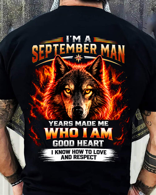 SEPTEMBER SHIRT I Know How To Love And Respect - For Men - Virgo09 (SKU2609-291-09)