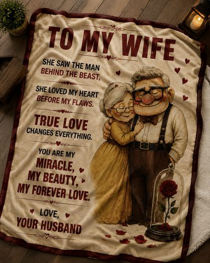 Family Blanket - From Husband - To My Wife - Virgo - ( SKU2608-316)