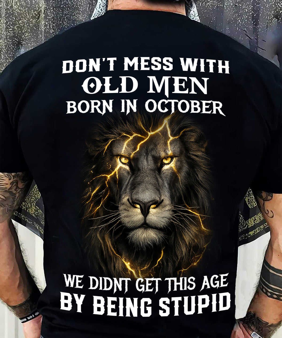OCTOBER SHIRT, DON’T MESS WITH OLD MEN - Virgo MALE10 (SKU2604-309-10)