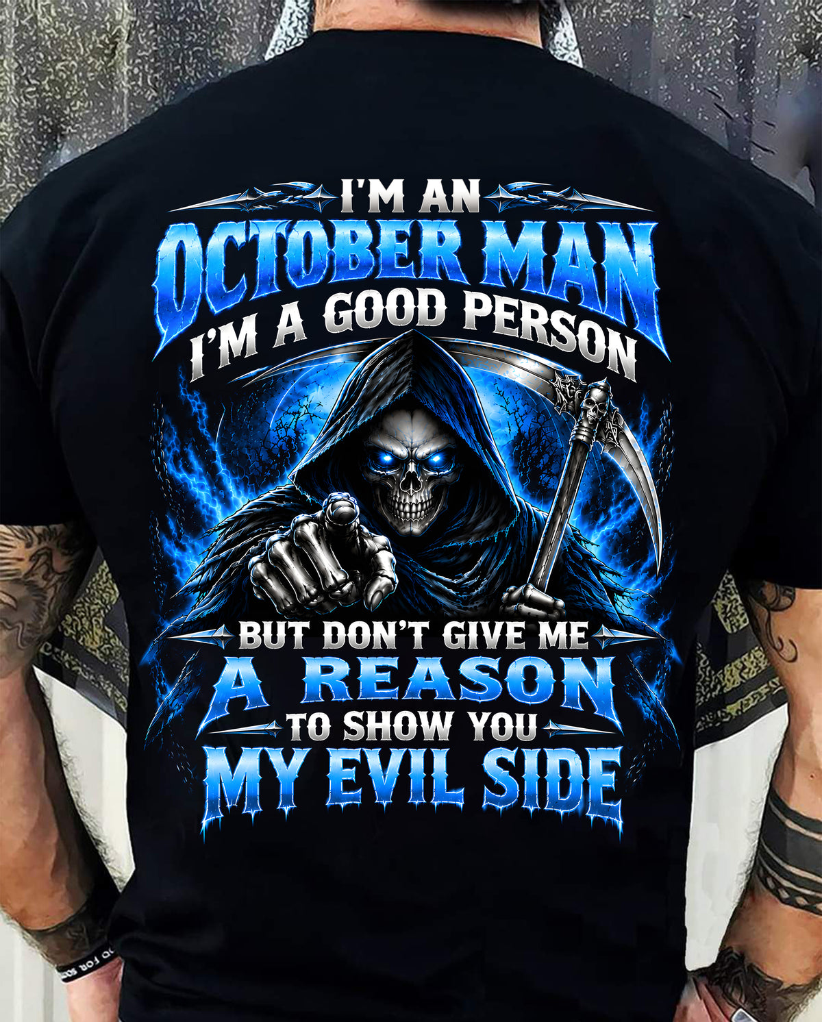 OCTOBER SHIRT I'm A Good Person - For Men - Virgo10 (SKU2609-302-10)