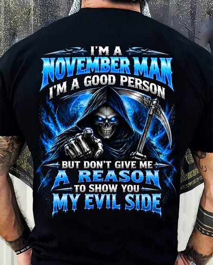 NOVEMBER SHIRT I'm A Good Person - For Men - Virgo11 (SKU2609-302-11)