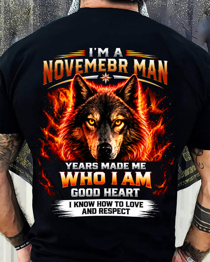 NOVEMBER SHIRT I Know How To Love And Respect - For Men - Virgo11 (SKU2609-291-11)