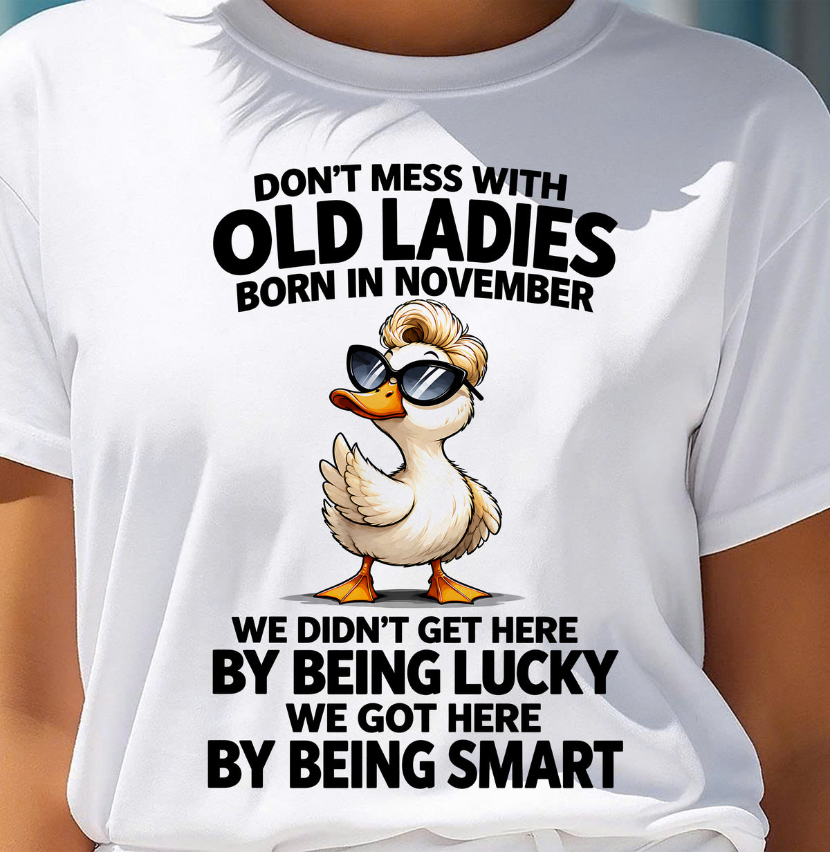 NOVEMBER SHIRT Don't Mess With Old Ladies - For Women - Virgo11 (SKU2609-305-11)