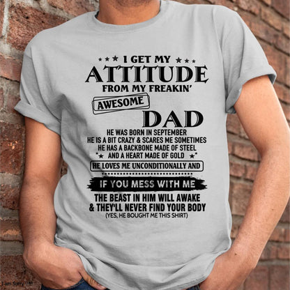 September - Gift For Son and Daughter From Dad - Virgo09 - (SKU-TDADC-09)