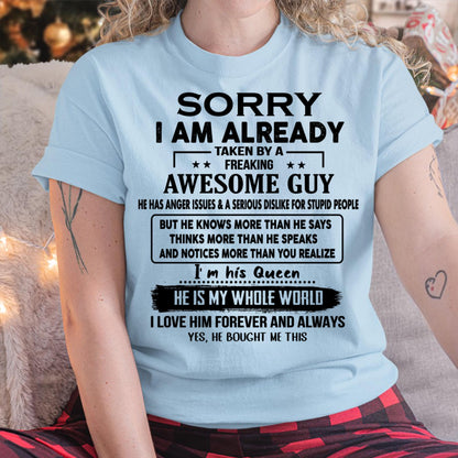Awesome Guy - Perfect gift for your girlfriend or wife from husband - Virgo00 (SKUT08-11-00)