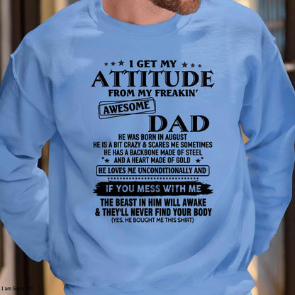 August - Gift For Son and Daughter From Dad - Virgo08 - (SKU-TDADC-08)