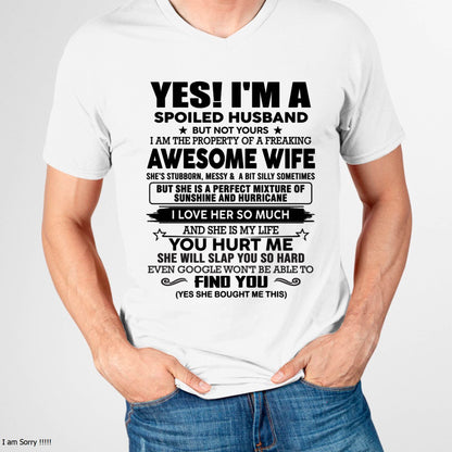 I'M A SPOILED HUSBAND BUT NOT YOURS - FROM WIFE - virgo00 (SKU12-283-00)