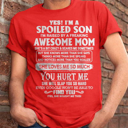 Awesome Mom - Perfect Gift For Your Spoiled Son From Mom - virgo00 (SKU05-47-00)