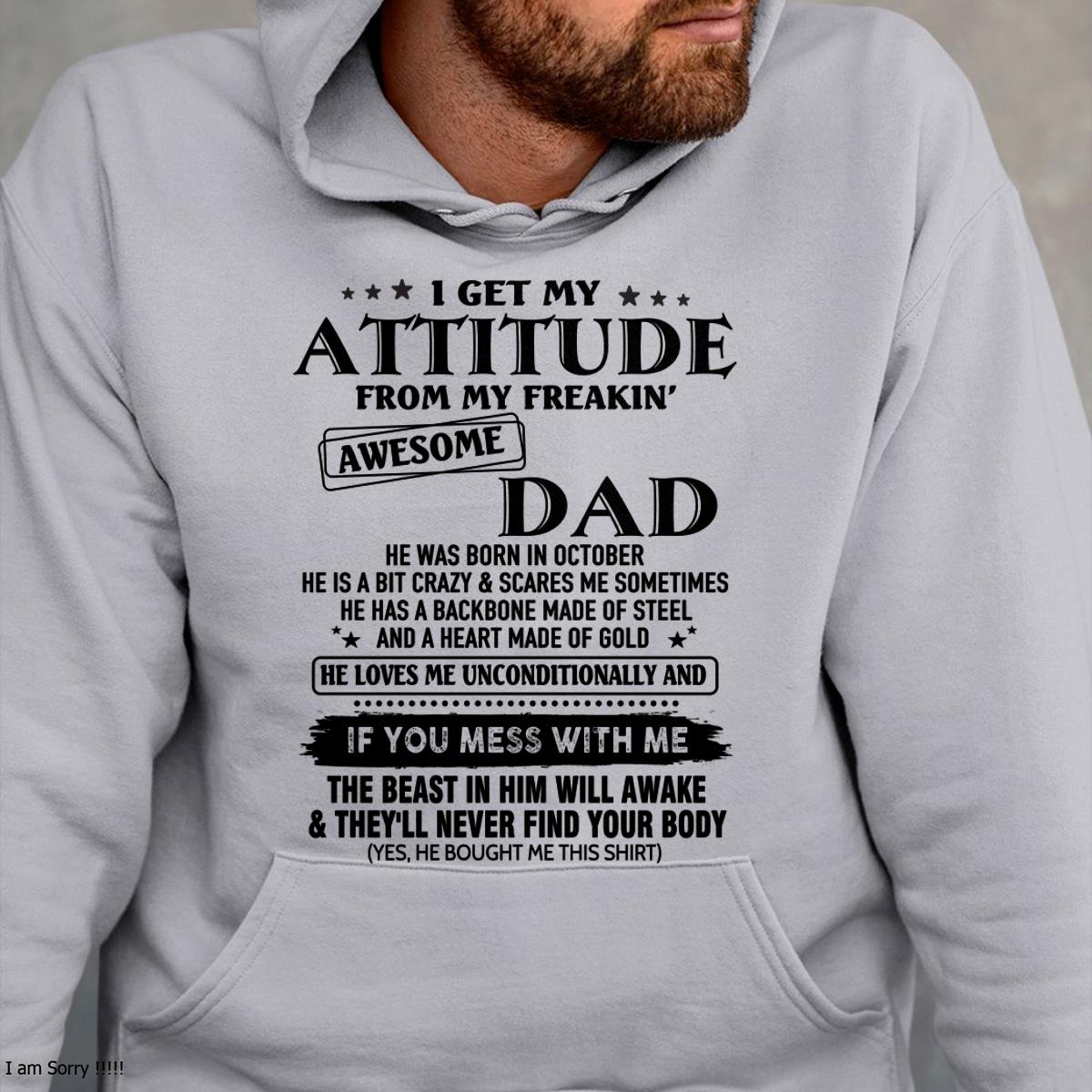 October - Gift For Son and Daughter From Dad - Virgo10 - (SKU-TDADC-10)