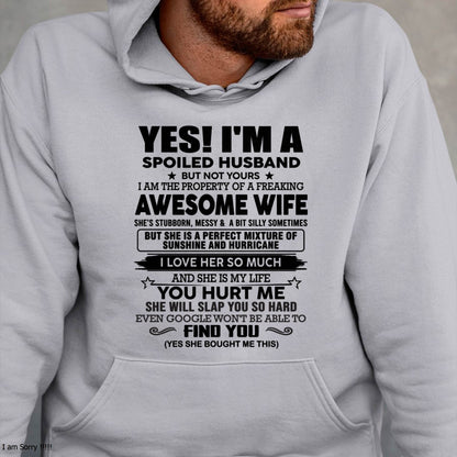 I'M A SPOILED HUSBAND BUT NOT YOURS - FROM WIFE - virgo00 (SKU12-283-00)