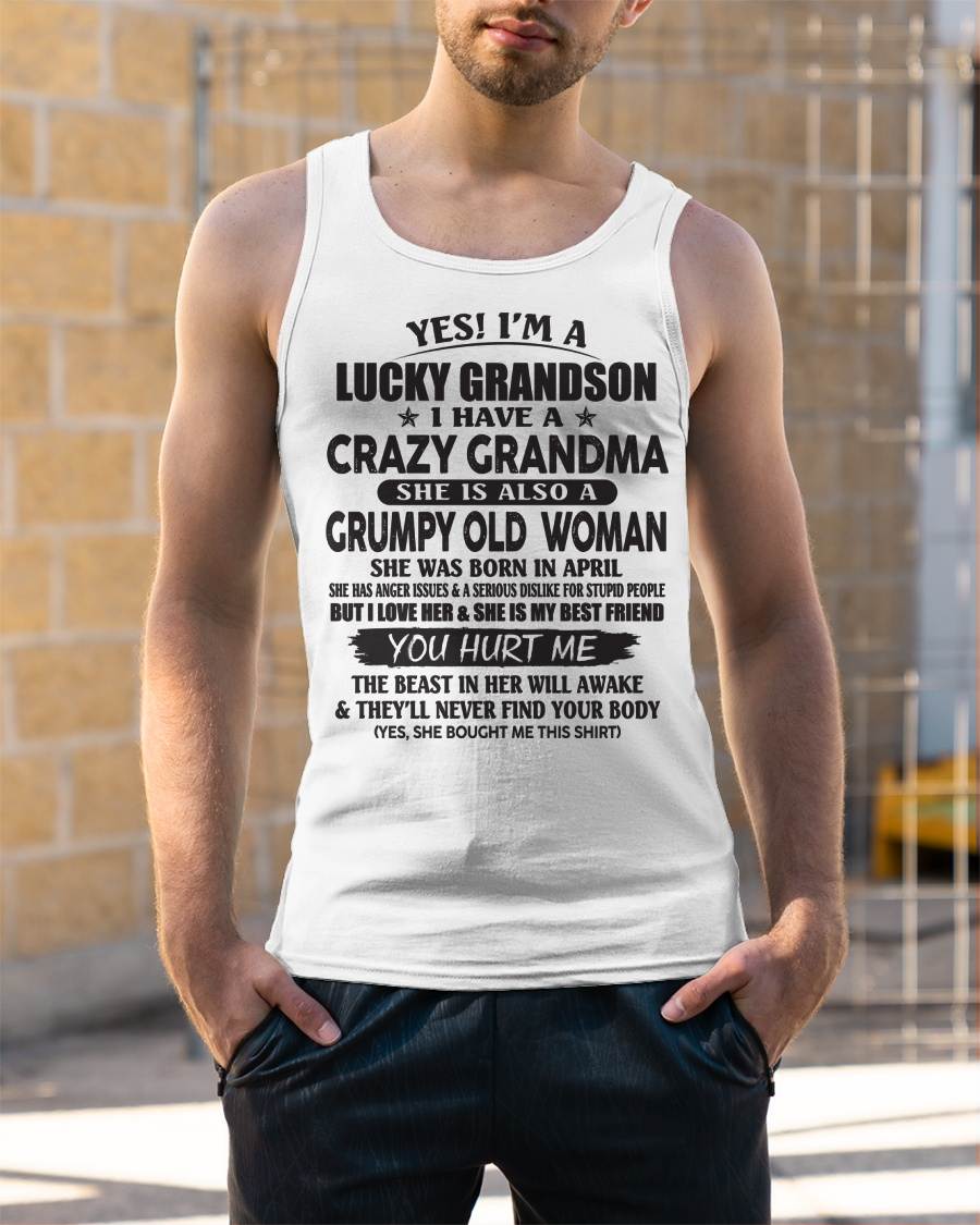 APRIL - LUCKY GRANDSON OF CRAZY GRANDMA -  FROM GRANDMA - virgo04 (SKU10-173-04)
