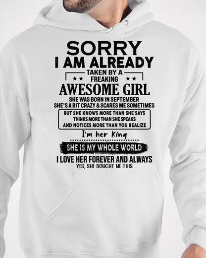 September - Awesome Girl born in September - Special gift for your boyfriend - From Wife Virgo09 (SKU.AT16)