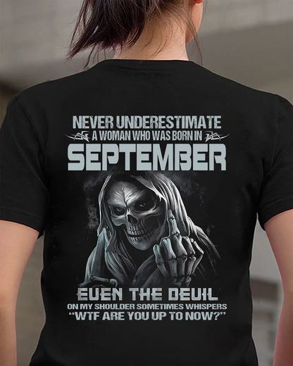 SEPTEMBER - NEVER UNDERESTIUNDER A WOMAN - FMA (SKU09-13-09)