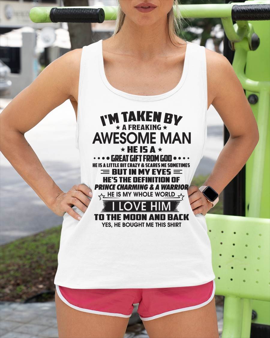 I'M TAKEN BY A FREAKING AWESOME MAN HE IS A GREAT GIFT FROM GOD - FROM HUSBAND - virgo00 (SKU26T-01234-00)