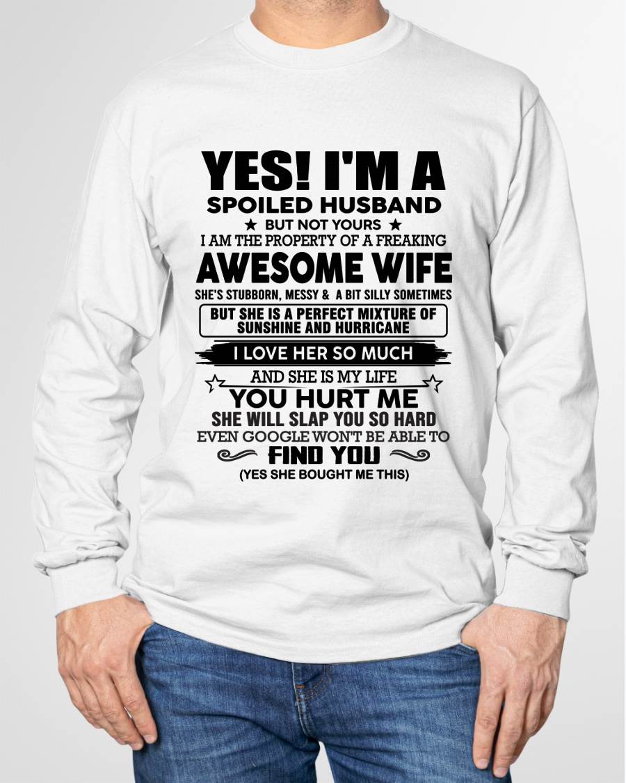 I'M A SPOILED HUSBAND BUT NOT YOURS - FROM WIFE - virgo00 (SKU12-283-00)