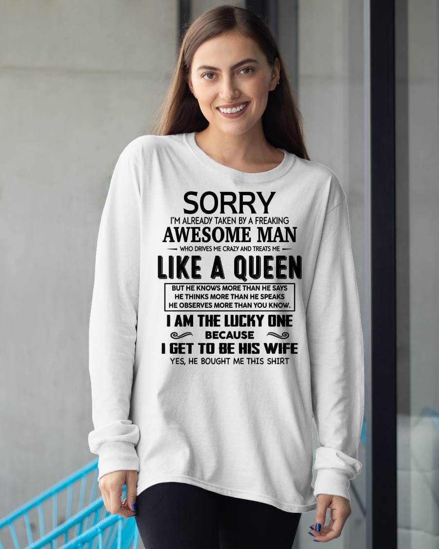 AN AWESOME MAN WHO DRIVES ME CRAZY AND TREATS ME LIKE A QUEEN - FROM HUSBAND - virgo00 (SKU26T-01286-00)