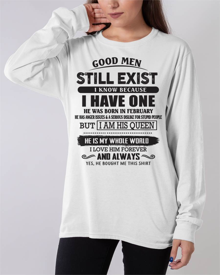 February - Good Men Still Exist - Perfect Gift For Girlfriend, Wife From Husband - Virgo02(SKU07-166-02)