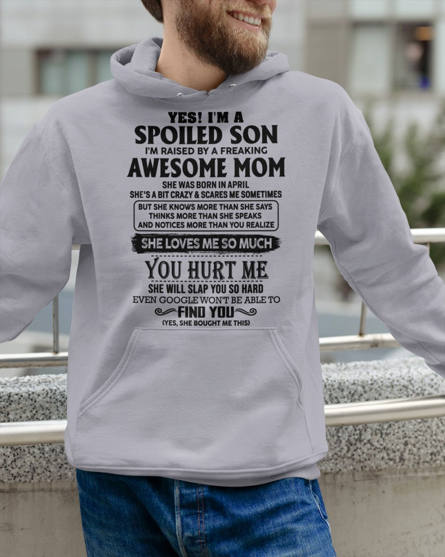 April - Awesome Mom - Perfect Gift For Son From Mom - virgo04 (SKU-SPW-04)