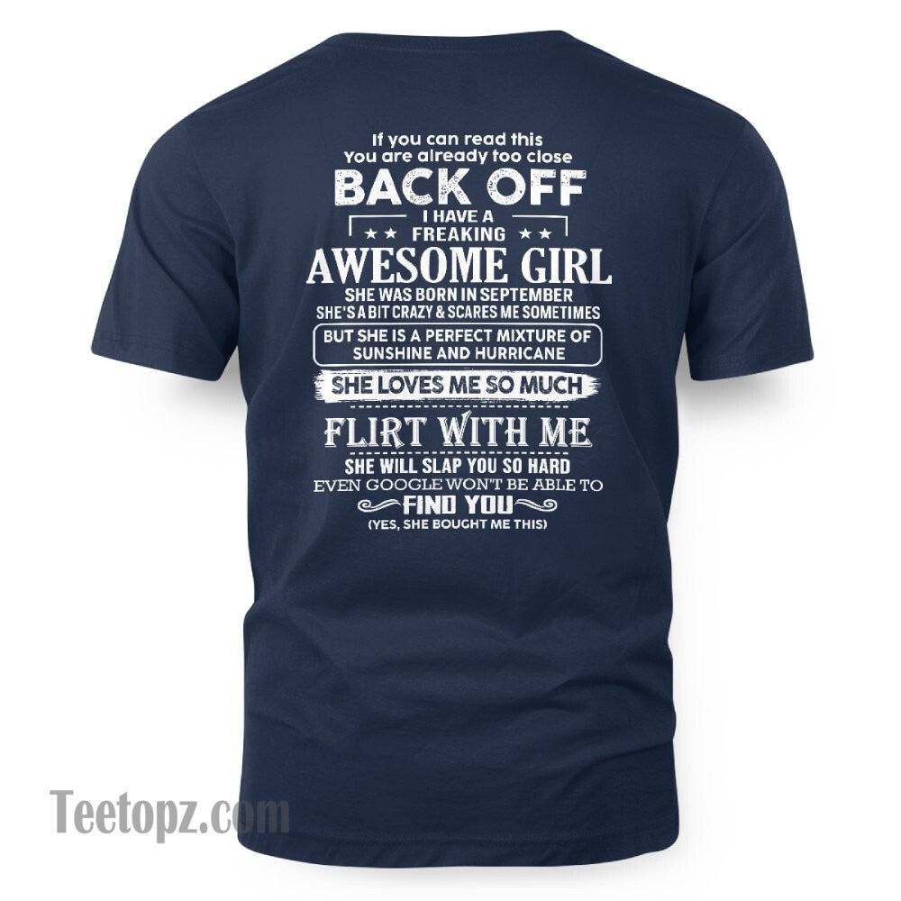 September ??? Awesome Girlfriend Born In September ??? Special gift for your Boyfriend ??? From Wife Virgo09 (SKU06-17-09)