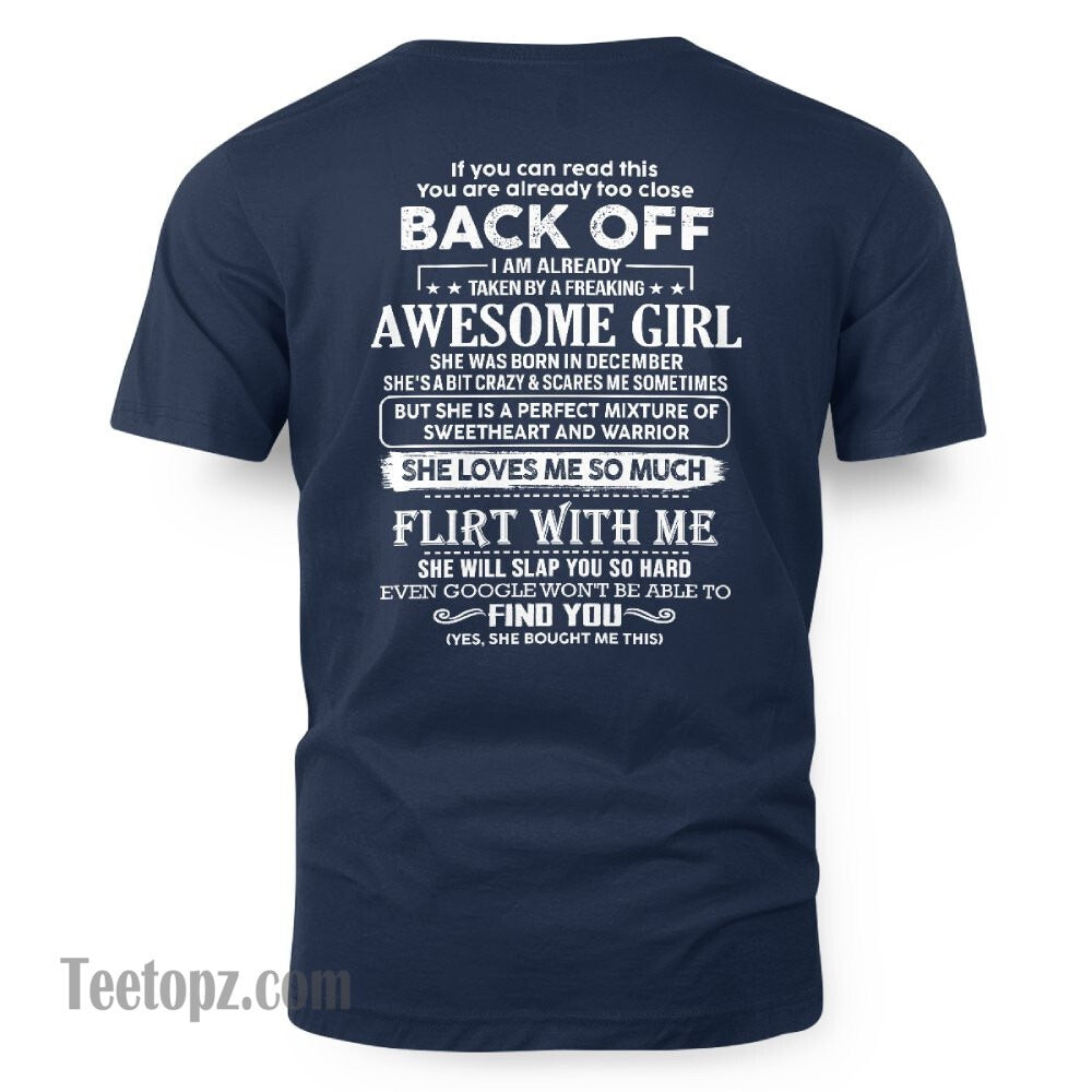 December ??? Awesome Girlfriend Born In December ??? Special gift for your Boyfriend ??? From Wife Virgo12 (SKU06-25-12)