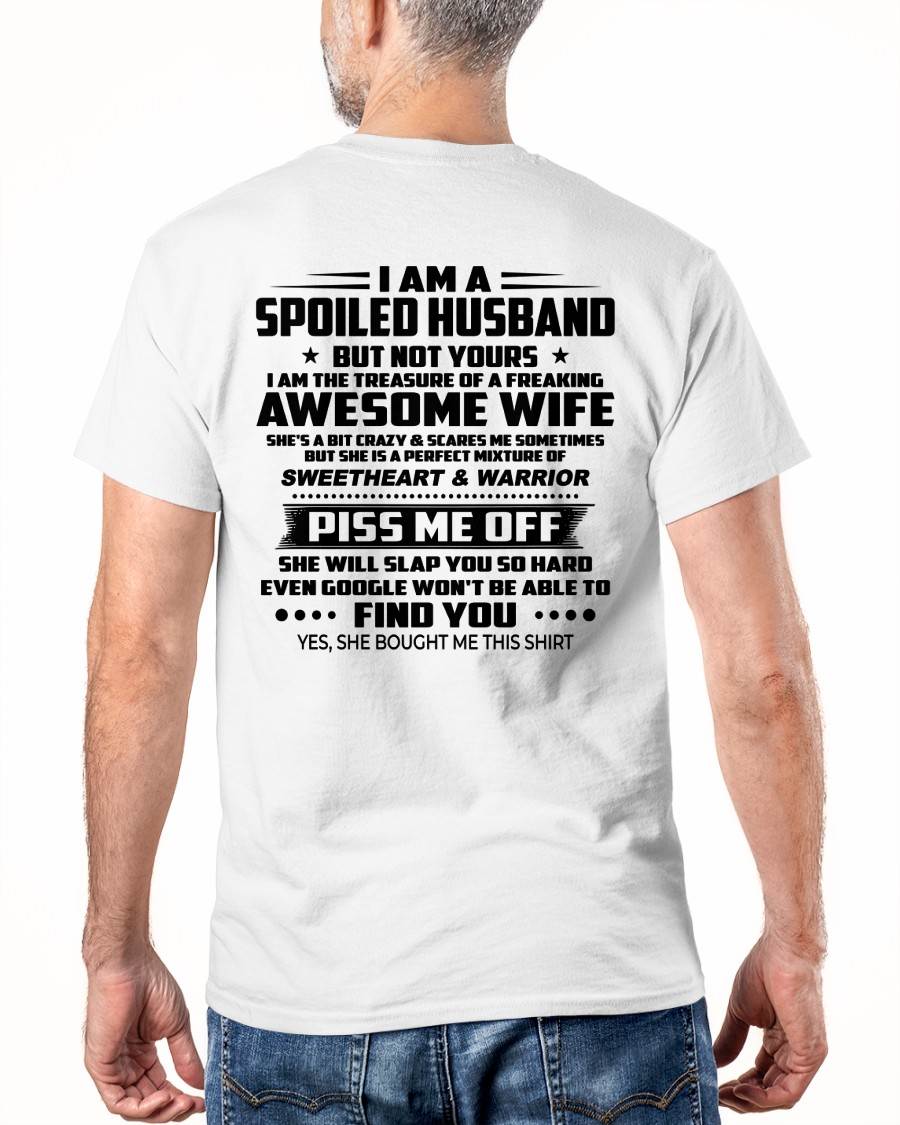 I AM THE TREASURE OF A FREAKING AWESOME WIFE - FROM WIFE - virgo00 (SKU2604-308-00)