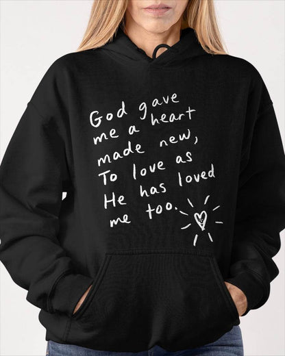 God gave me a heart T-Shirt- For Women - Virgo00 (SKU2607-317)