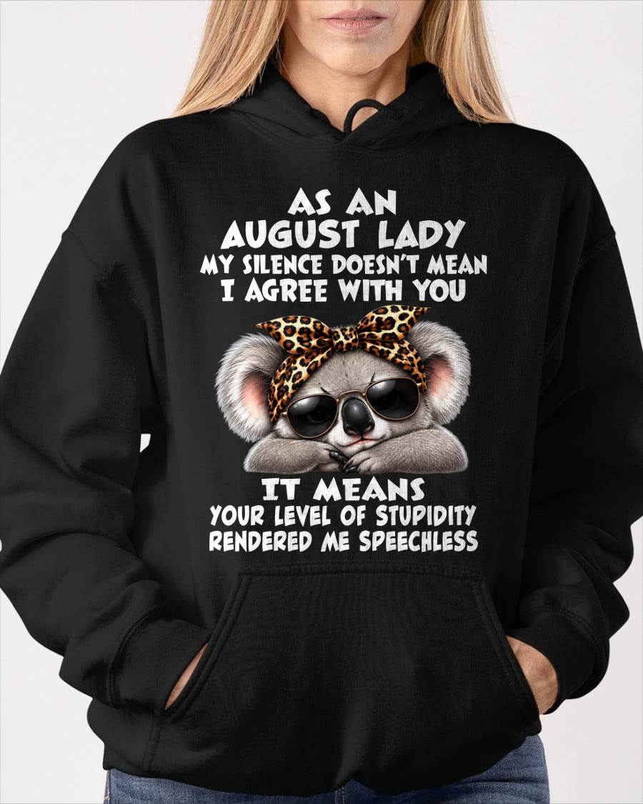 AUGUST SHIRT As A August Lady - For Women - Virgo08 (SKU2609-113-08)