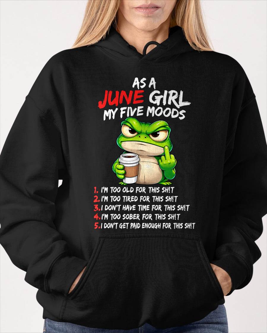 JUNE SHIRT June Girl, My 5 Moods - For Women - Virgo06 (SKU2610-03-06)