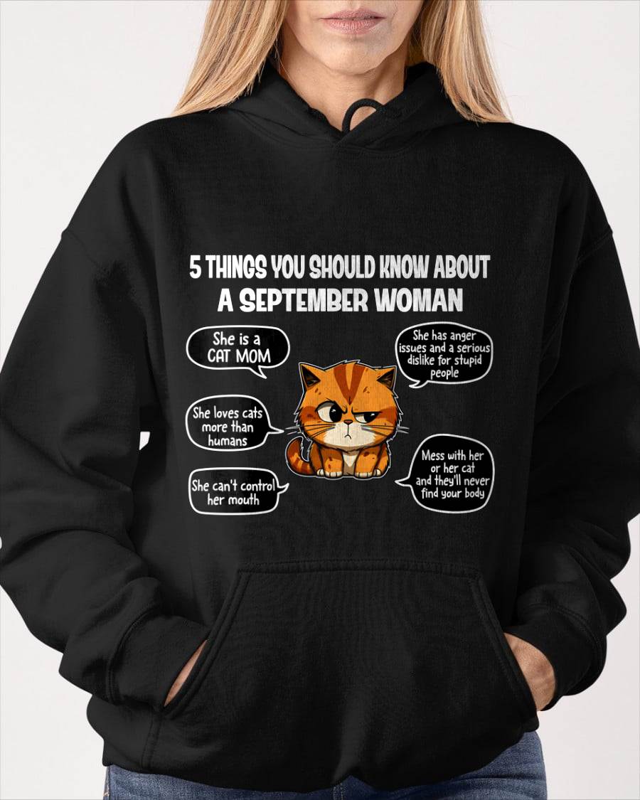 SEPTEMBER SHIRT, 5 THINGS YOU SHOULD KNOW ABOUT THIS WOMAN - Virgo09 (SKU2604-312-09)