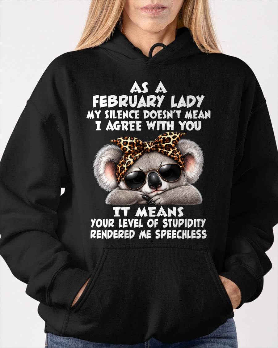 FEBRUARY SHIRT As A February Lady - For Women - Virgo02 (SKU2609-113-02)