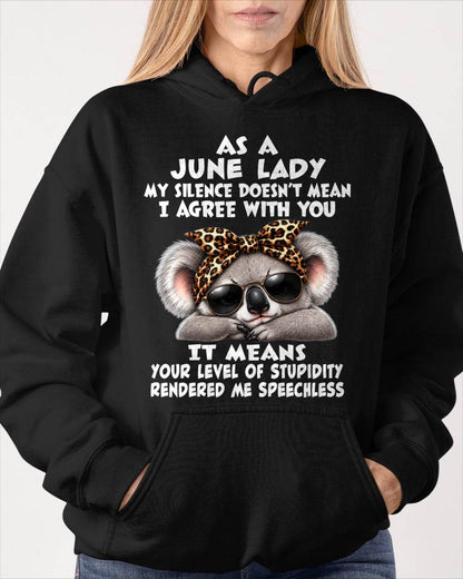 JUNE SHIRT As A June Lady - For Women - Virgo06 (SKU2609-113-06)