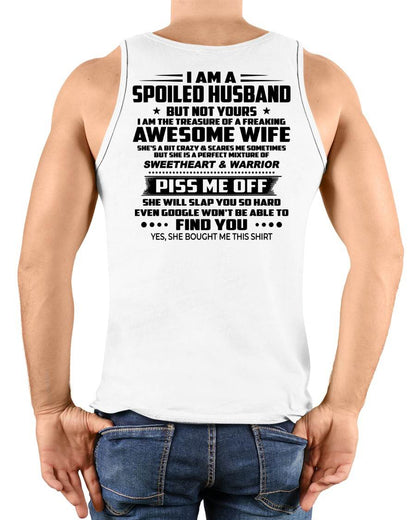 I AM THE TREASURE OF A FREAKING AWESOME WIFE - FROM WIFE - virgo00 (SKU2604-308-00)