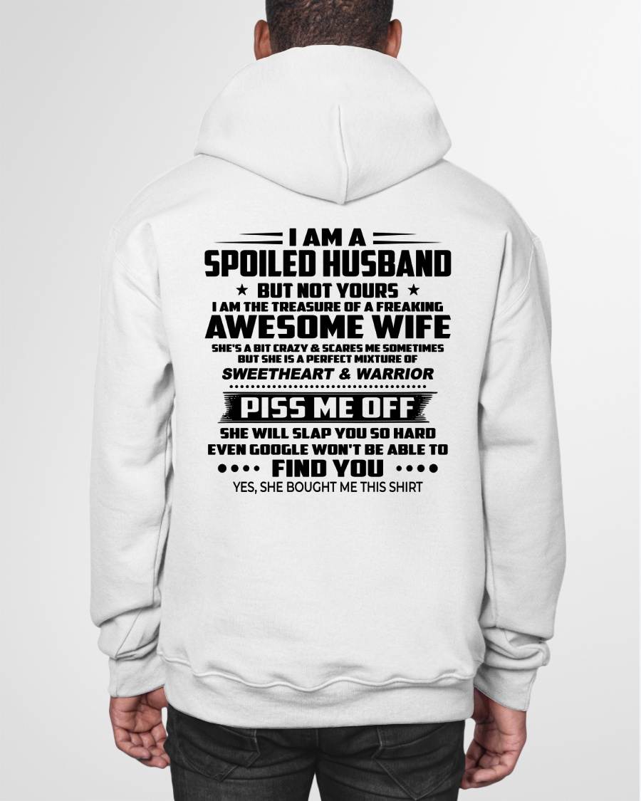 I AM THE TREASURE OF A FREAKING AWESOME WIFE - FROM WIFE - virgo00 (SKU2604-308-00)