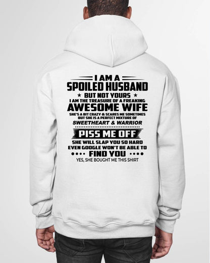 I AM THE TREASURE OF A FREAKING AWESOME WIFE - FROM WIFE - virgo00 (SKU2604-308-00)