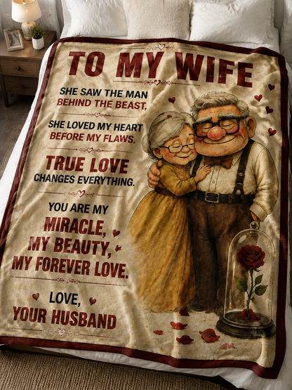 Family Blanket - From Husband - To My Wife - Virgo - ( SKU2608-316)