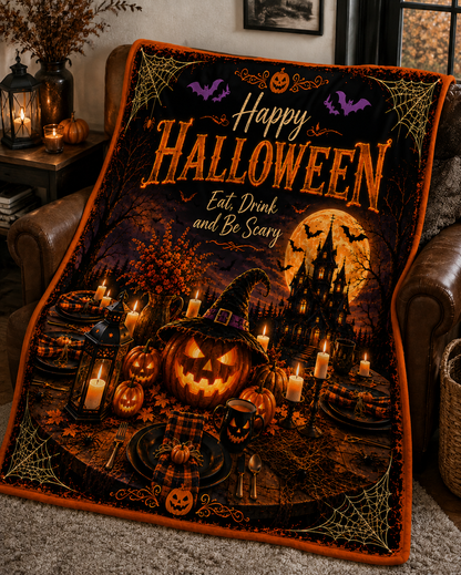 Halloween Blanket - Be Scary - Virgo - ( SKU2608-236)