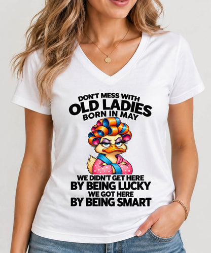 MAY SHIRT Don't Mess With Old Ladies - For Women - Virgo05 (SKU2609-304-05)