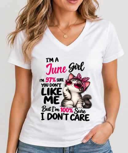 JUNE SHIRT You Don't Like Me, I Don't Care - For Women -Virgo06 (SKU2610-192-06)