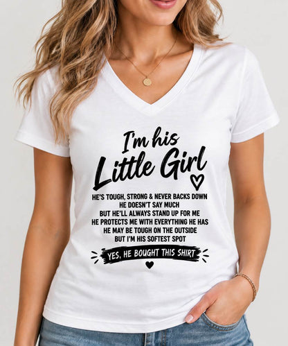 SHIRT I'm His Little Girl - From Grandpa - To Granddaughter - Virgo00 (SKU2609-169)