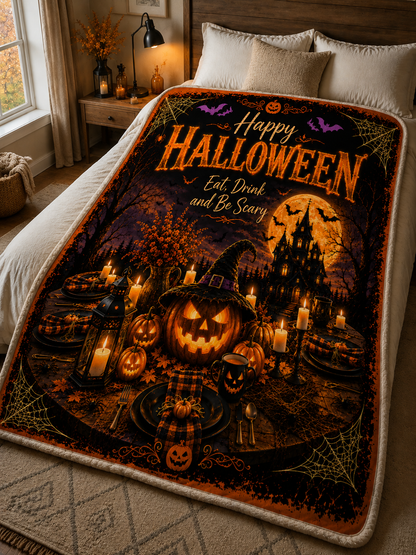 Halloween Blanket - Be Scary - Virgo - ( SKU2608-236)