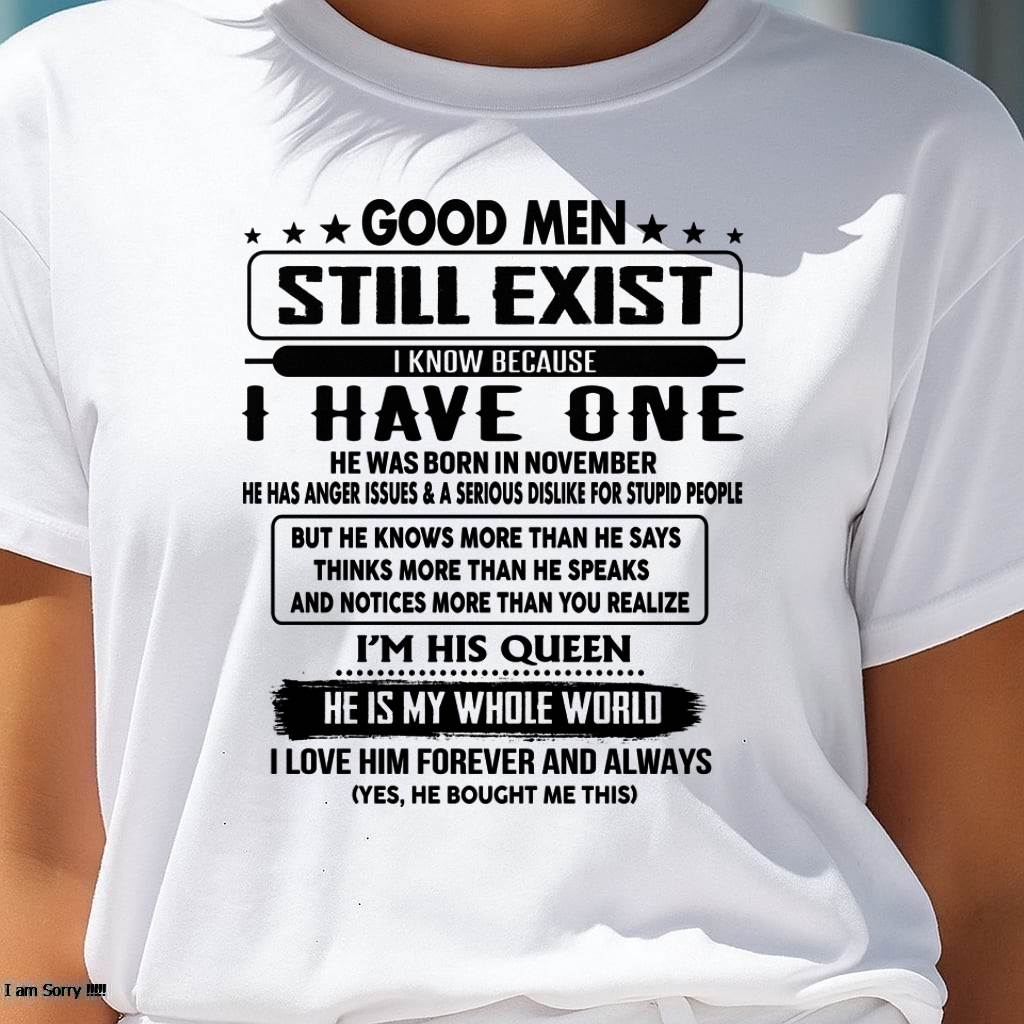November - Good men Still Exist - gift for your girlfriend, wife from Husband - Virgo11 (SKU-GM-11)