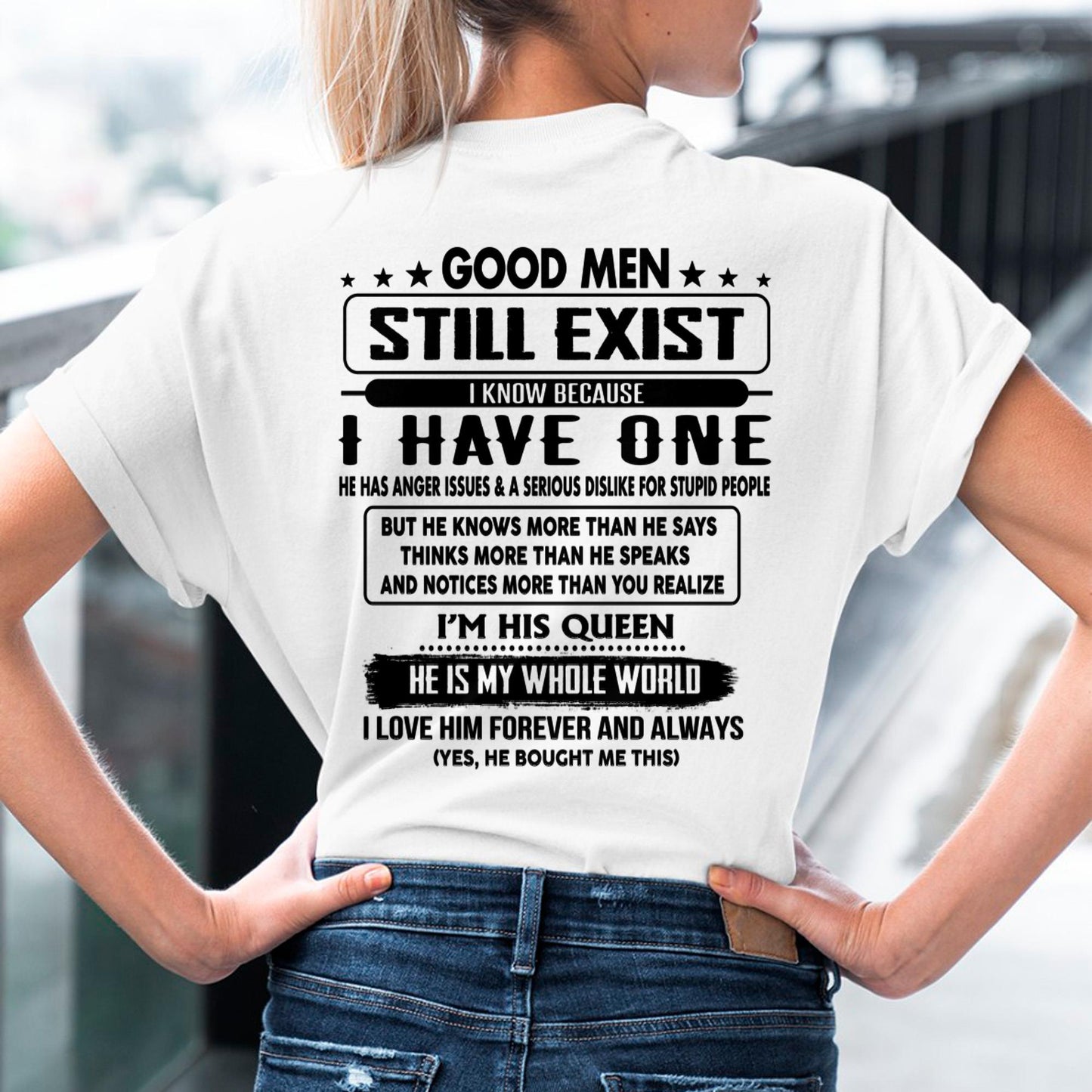 Good men Still Exist - gift for your girlfriend, wife from Husband - Virgo00 (SKU-GMSAU-00)