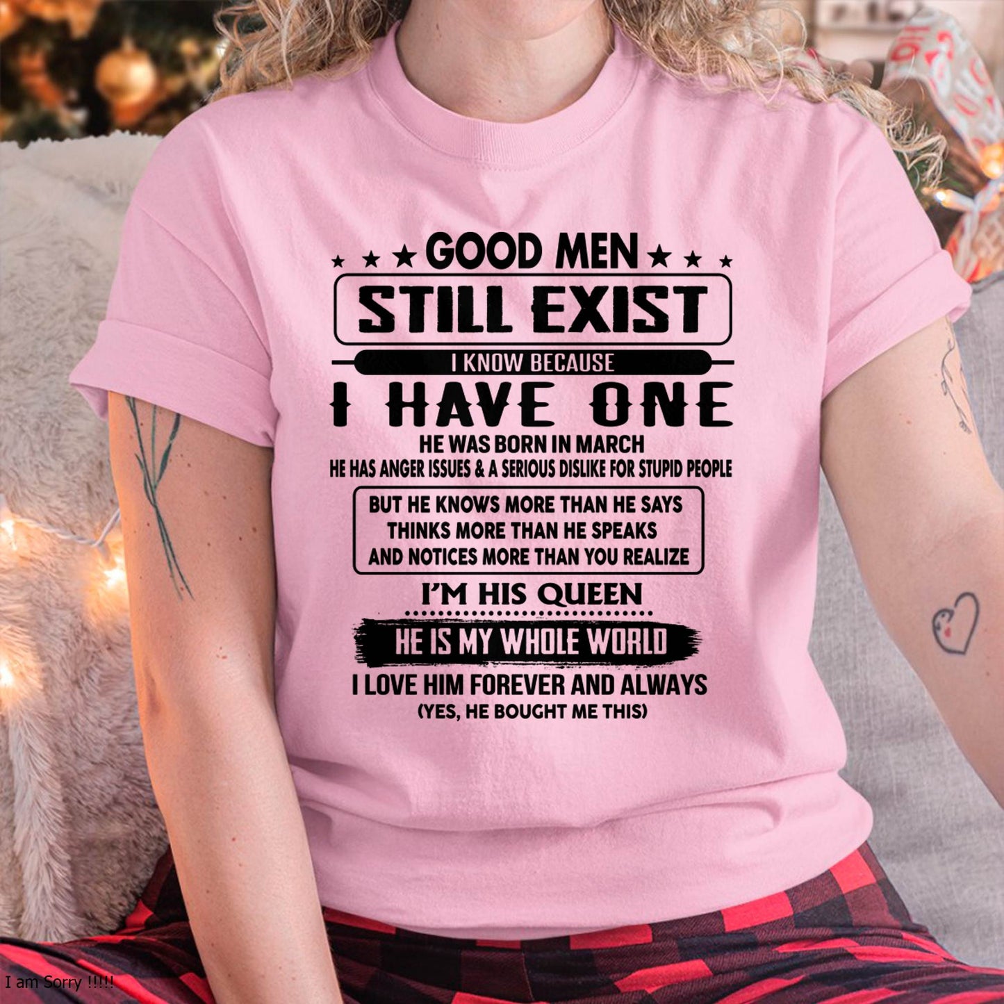 March - Good men Still Exist - gift for your girlfriend, wife from Husband - Virgo03 (SKU-GM-03)