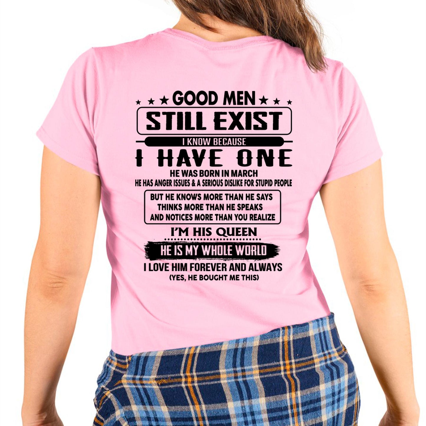 March - Good men Still Exist - gift for your girlfriend, wife from Husband - Virgo03 (SKU-GMSAU-03)