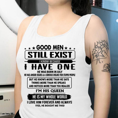 July - Good men Still Exist - gift for your girlfriend, wife from Husband - Virgo07 (SKU-GM-07)