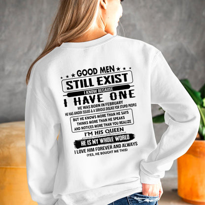 February - Good men Still Exist - gift for your girlfriend, wife from Husband - Virgo02 (SKU-GMSAU-02)