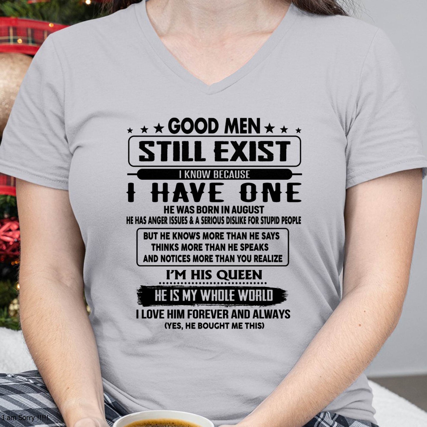 August - Good men Still Exist - gift for your girlfriend, wife from Husband - Virgo08 (SKU-GM-08)